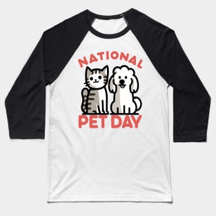 Celebrate National Pet Day with Adorable Pals Baseball T-Shirt